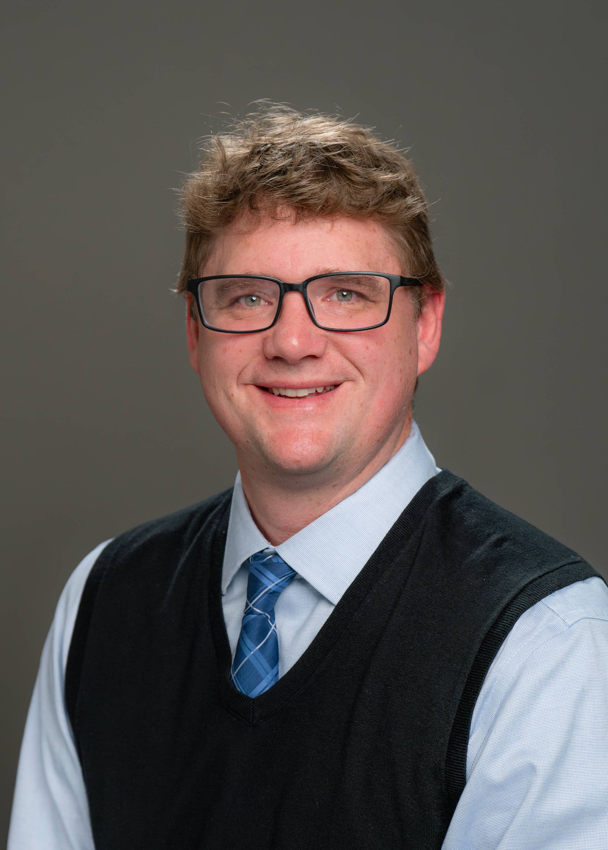 faculty member, matt christians, smiling